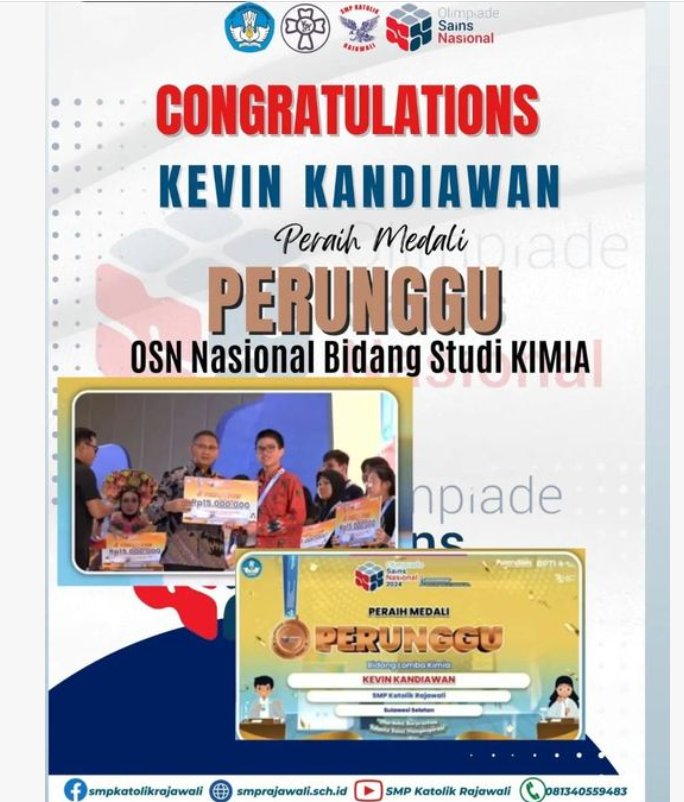 Kompetisi Sains Nasional (KSN 2024) Tingkat SMA Bidang Studi Kimia