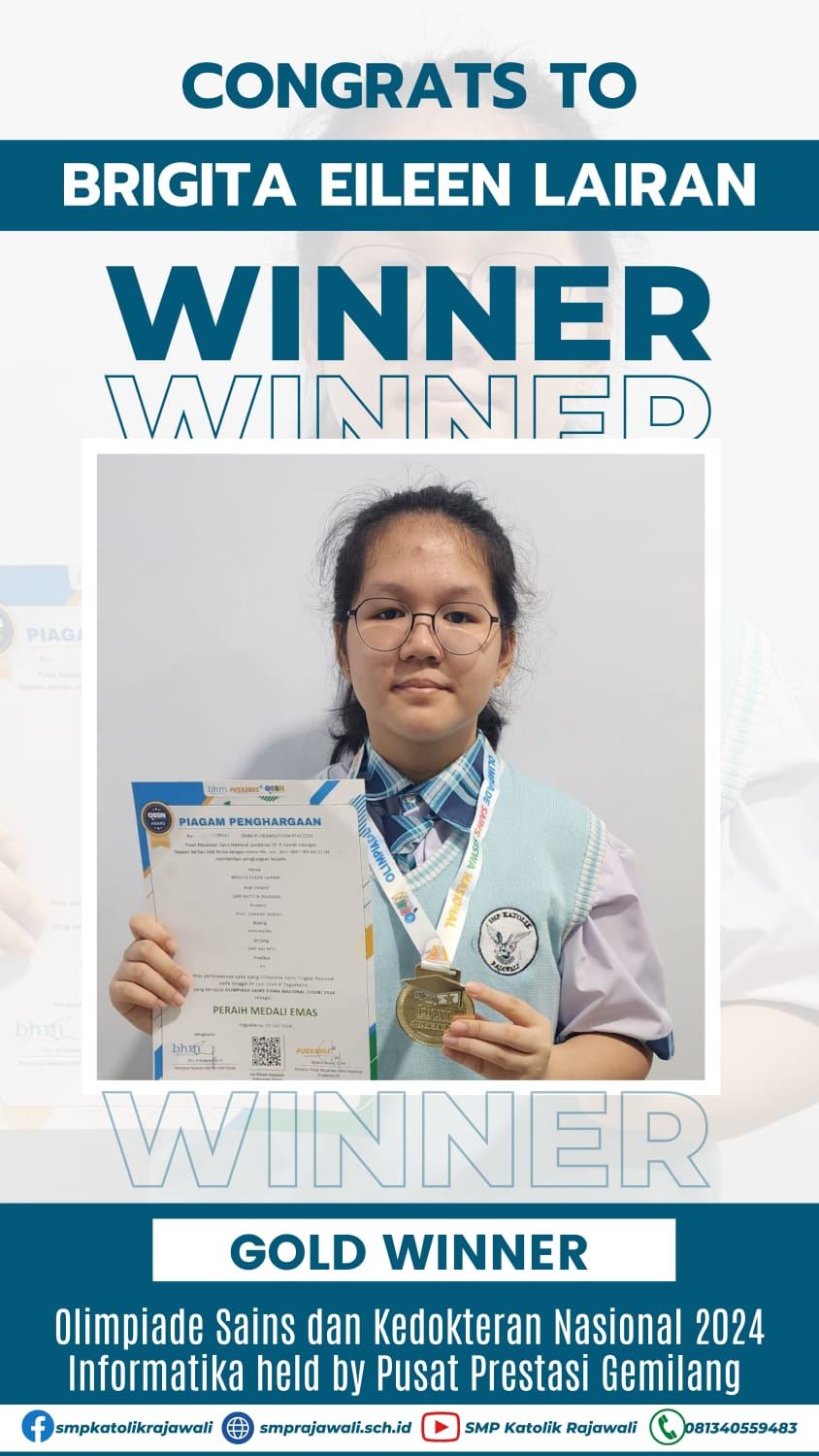 GOLD Medal Olimpiade Sains dan Kedokteran Nasional 2024.