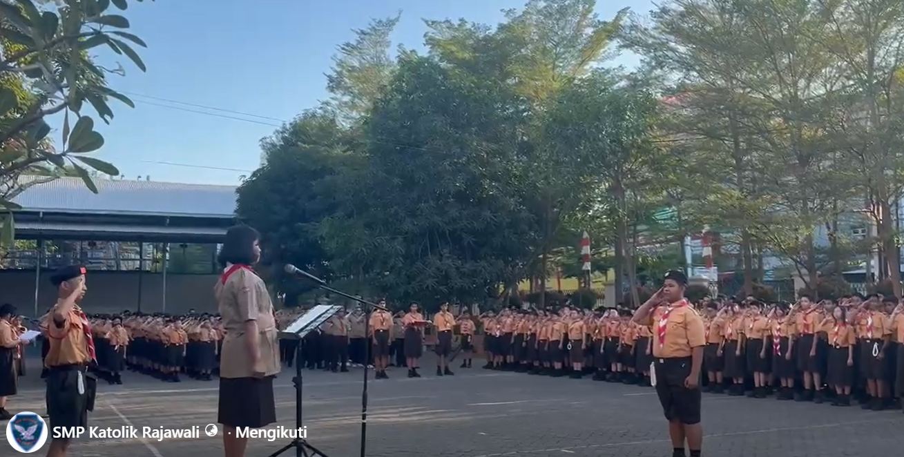 Peringatan Hari Pramuka ke-65  dan Pengukuhan Pasukan Pengibar Bendera HUT RI ke-81